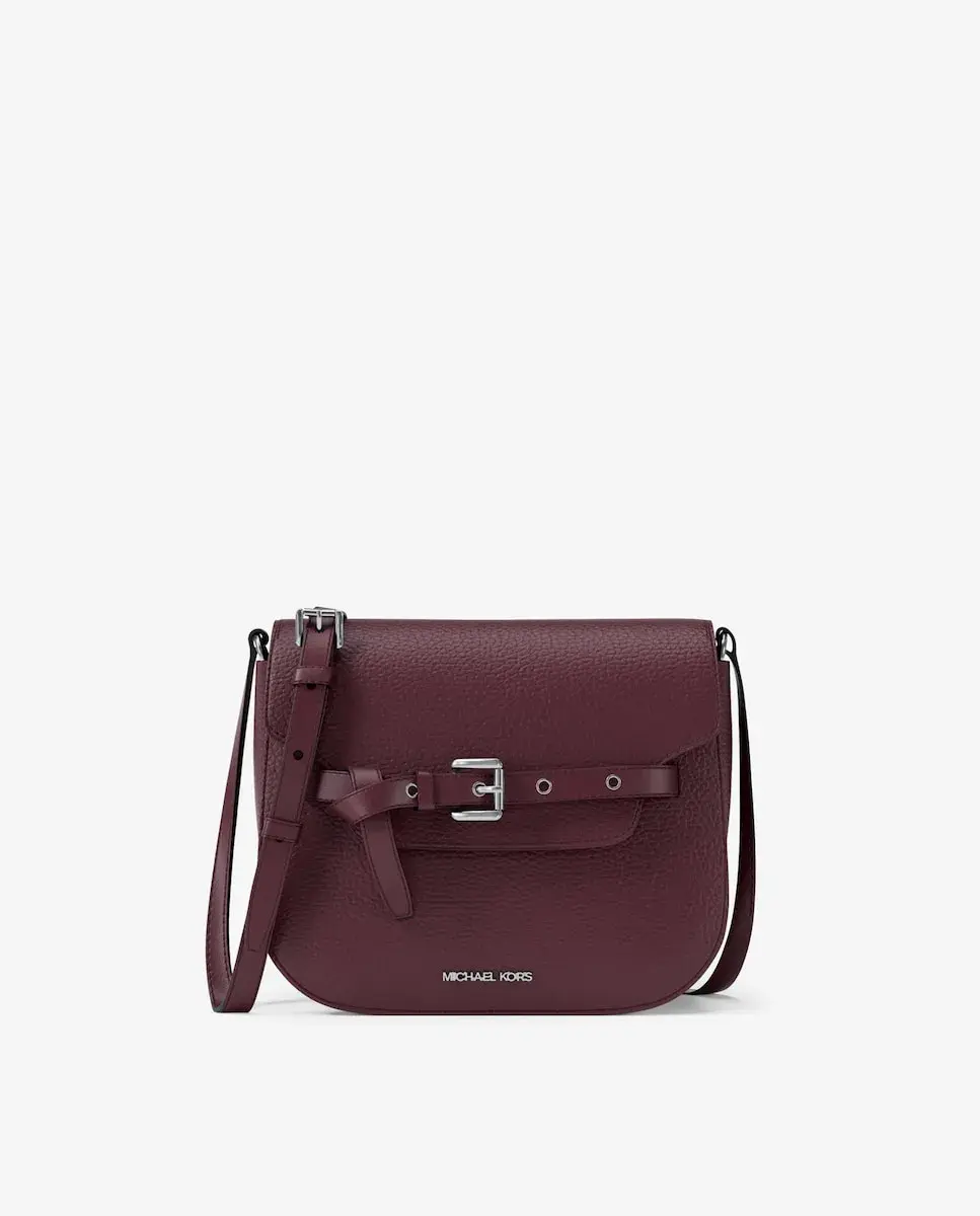 

Женская сумка через плечо Emilia небольшого размера из зернистой кожи Michael Michael Kors, сливовый