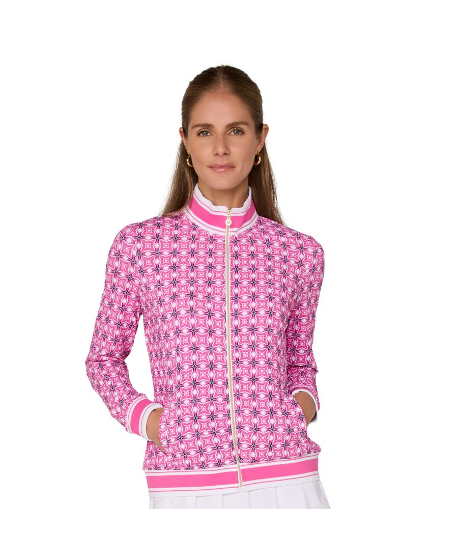 

Куртка с ребристой отделкой G Lifestyle Clothing, Pink petit tile
