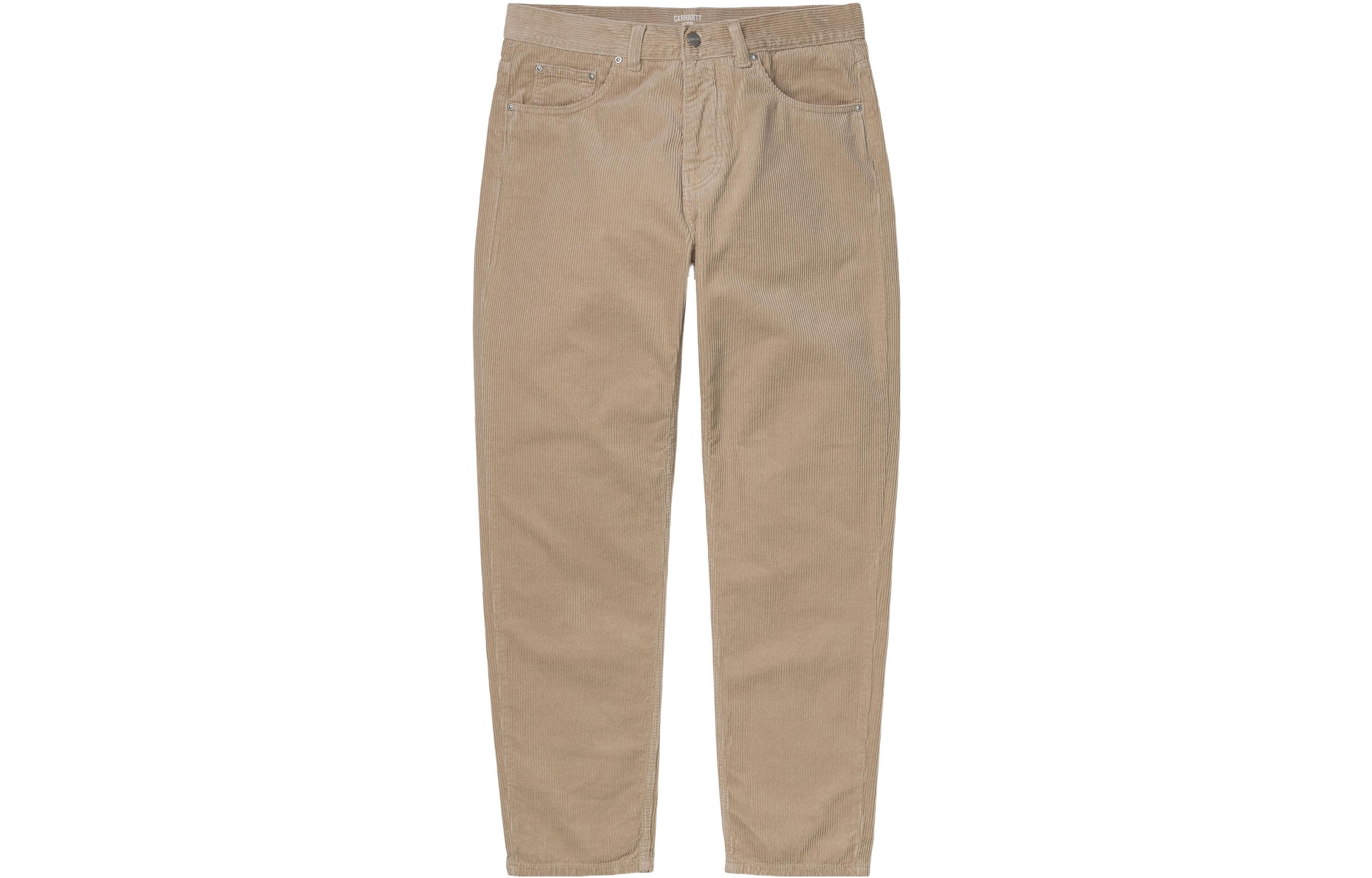

Кордюровые брюки прямого кроя Carhartt WIP, светло-коричневый