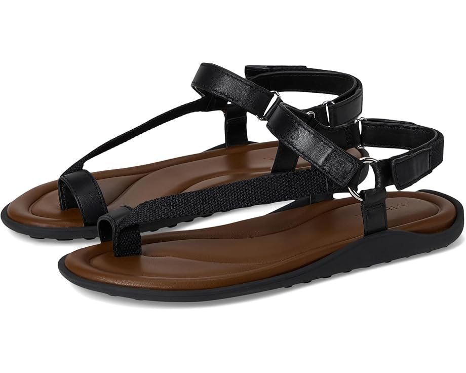 Сандалии Vince Summer Strappy Sandals, цвет Black Leather/Fabric