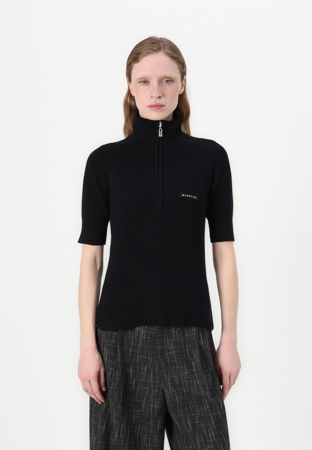 

Джемпер CARRICK SHORT SLEEVE BLANCHE, черный