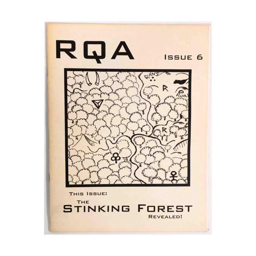 

Журнал #6 "The Stinking Forest Revealed, Cave Tree Adventure, Plant Maze Adventure", RQAdventures Fanzine