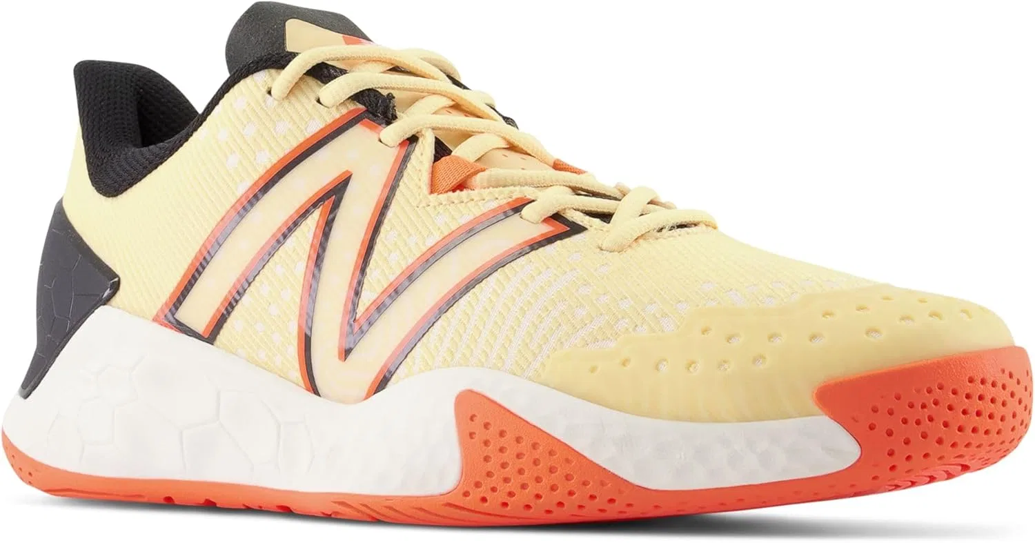 Кроссовки для тенниса New Balance Fresh Foam X Lav V2, Raw Sugar/Neon Dragonfly/Black — фото 3
