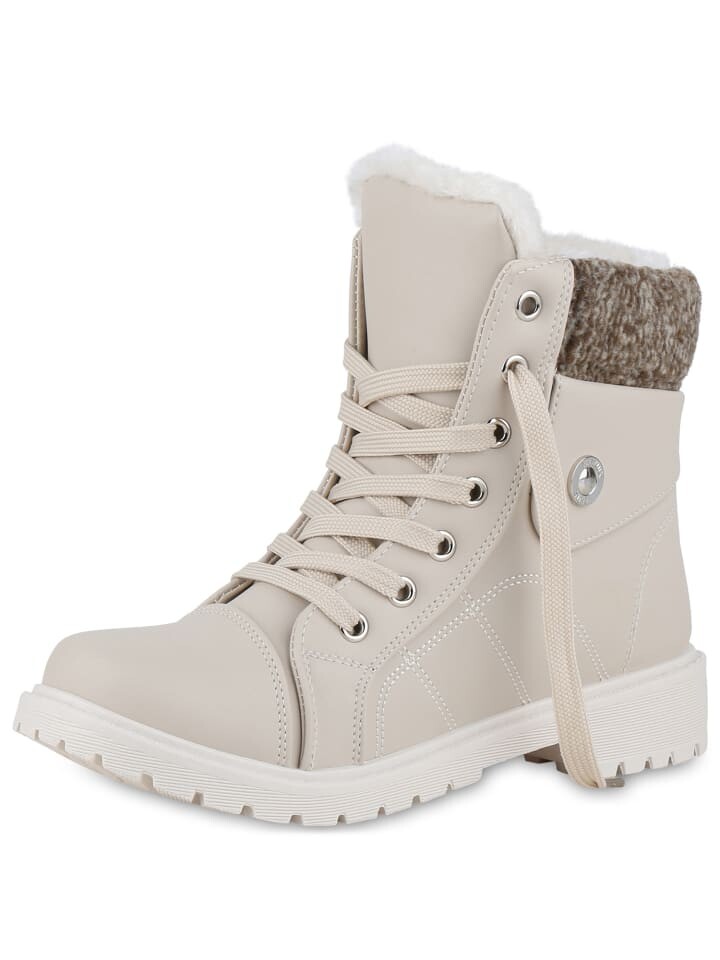 

Ботильоны VAN HILL Worker Boots Anna, бежевый
