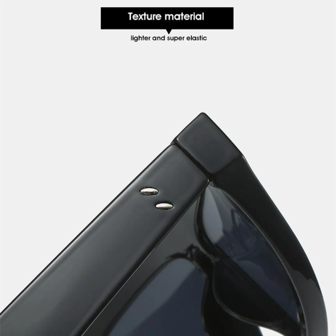 

Винтажные солнцезащитные очки-«кошачий глаз» треугольной формы для женщин и мужчин, модные, розовые, с защитой от УФ-излучения UV400 и заклепками TVTBBVV, Green Tea