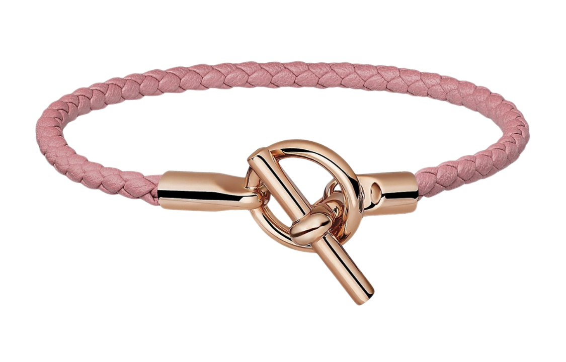 

Браслеты из телячьей кожи women's HERMES, розовый бордовый Blossom