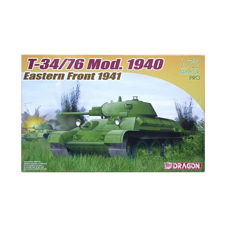 

Т-34/76 Мод. 1940 – Восточный фронт, Dragon Models - Armor Pro Series (1:72)