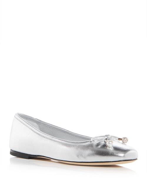 

Женские балетки Elme Jimmy Choo, цвет Silver