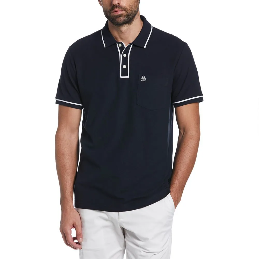 

Поло Original Penguin Earl Organic Pique, синий