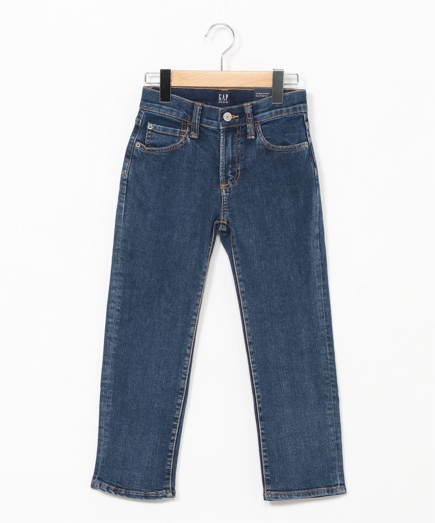 (K) Джинсы Washwell Original Straight Denim (детские) GAP, MEDIUM_WASH