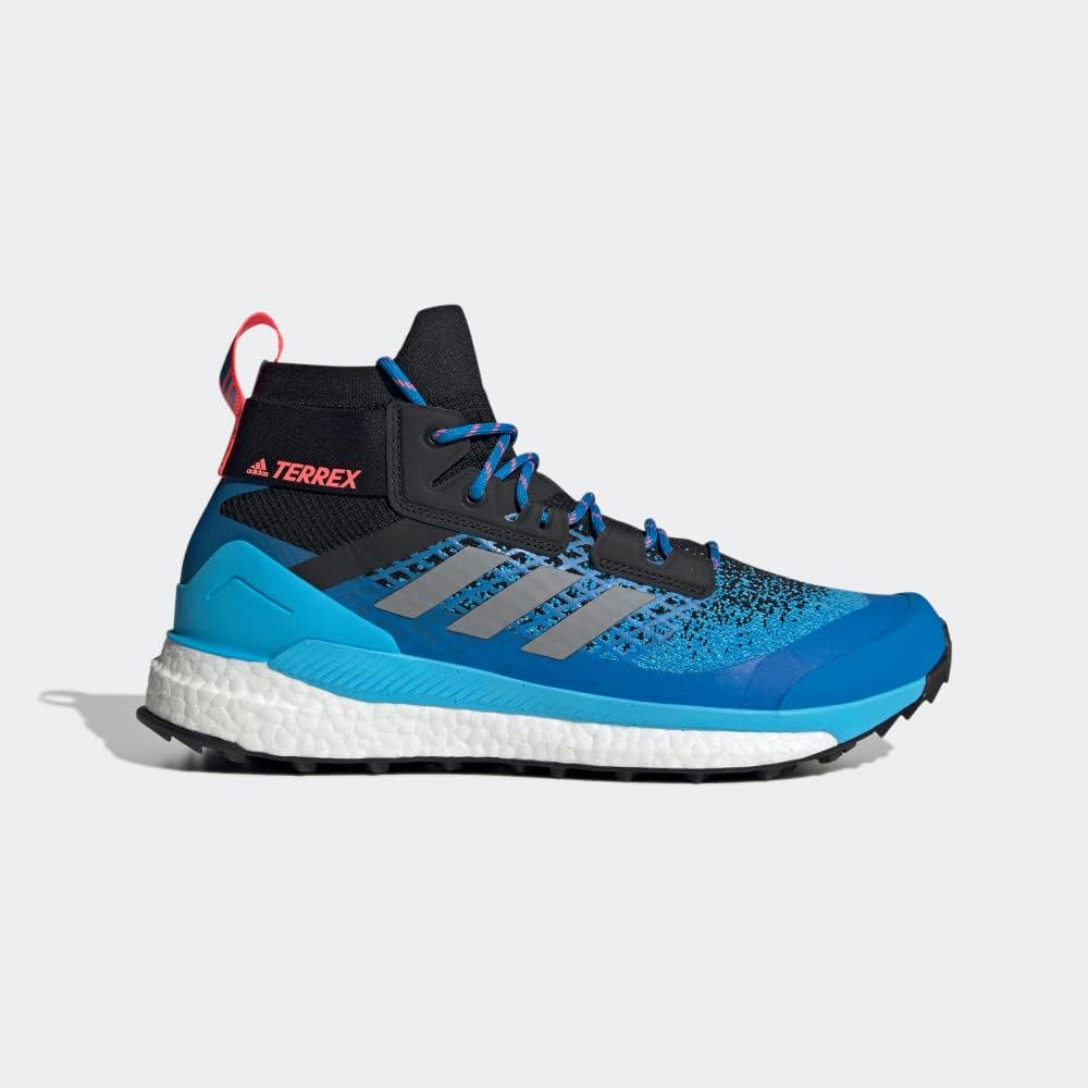 Мужские походные кроссовки adidas Terrex Free Hiker Gore-TEX 2.0, черный/синий/серый — фото 2
