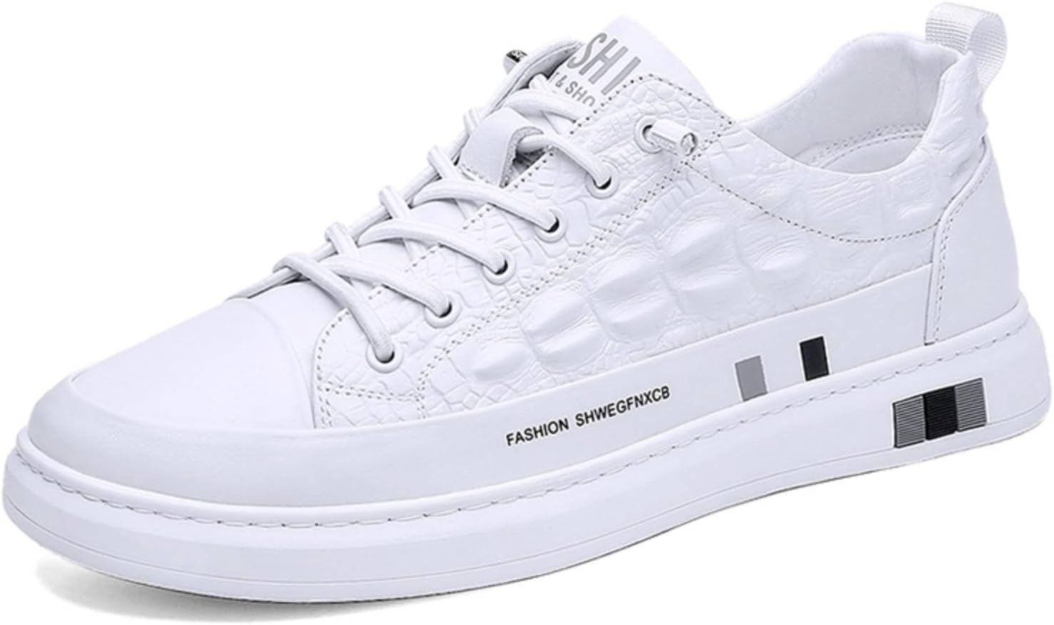 

Мужские повседневные слипоны Khwfjas, дышащие, с нескользящей подошвой, подходят для ходьбы, бега и повседневной носки, белый