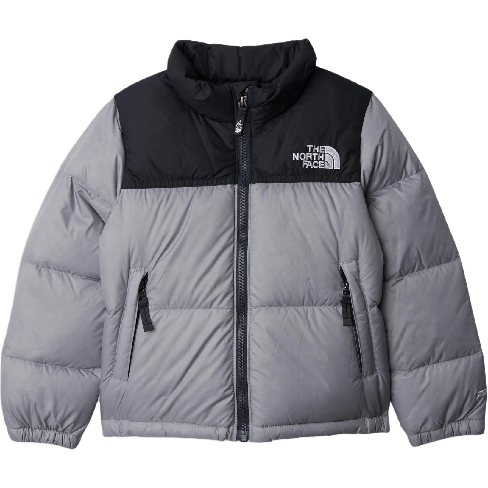 

THE NORTH FACE Пуховик серый белый детский