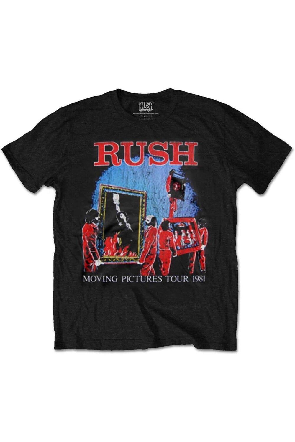 

Хлопковая футболка Moving Pictures Tour Rush, черный