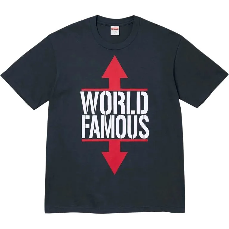Футболка World Famous Unisex Supreme, Blue/Navy