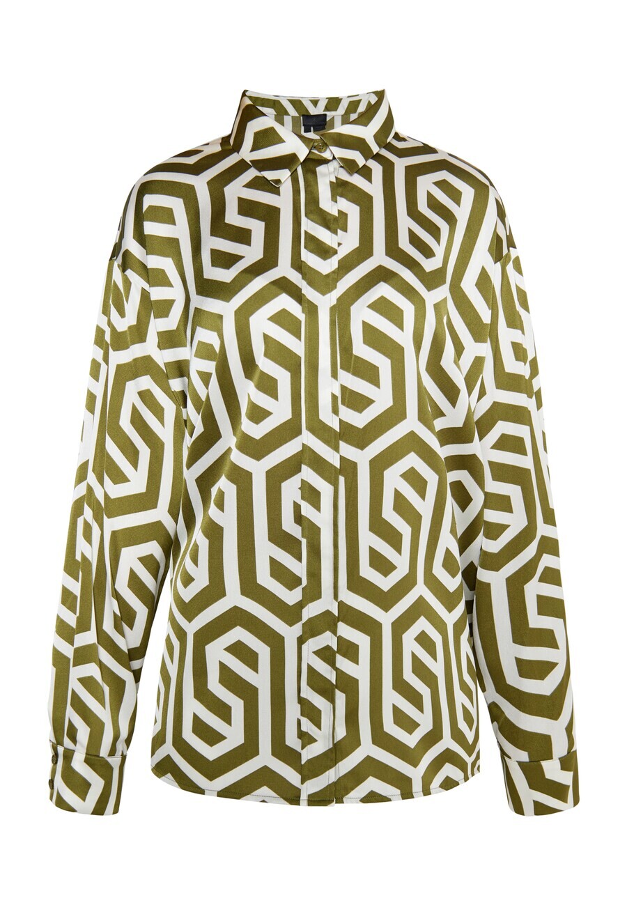 

Рубашка DreiMaster Klassik Blouse, оливковый