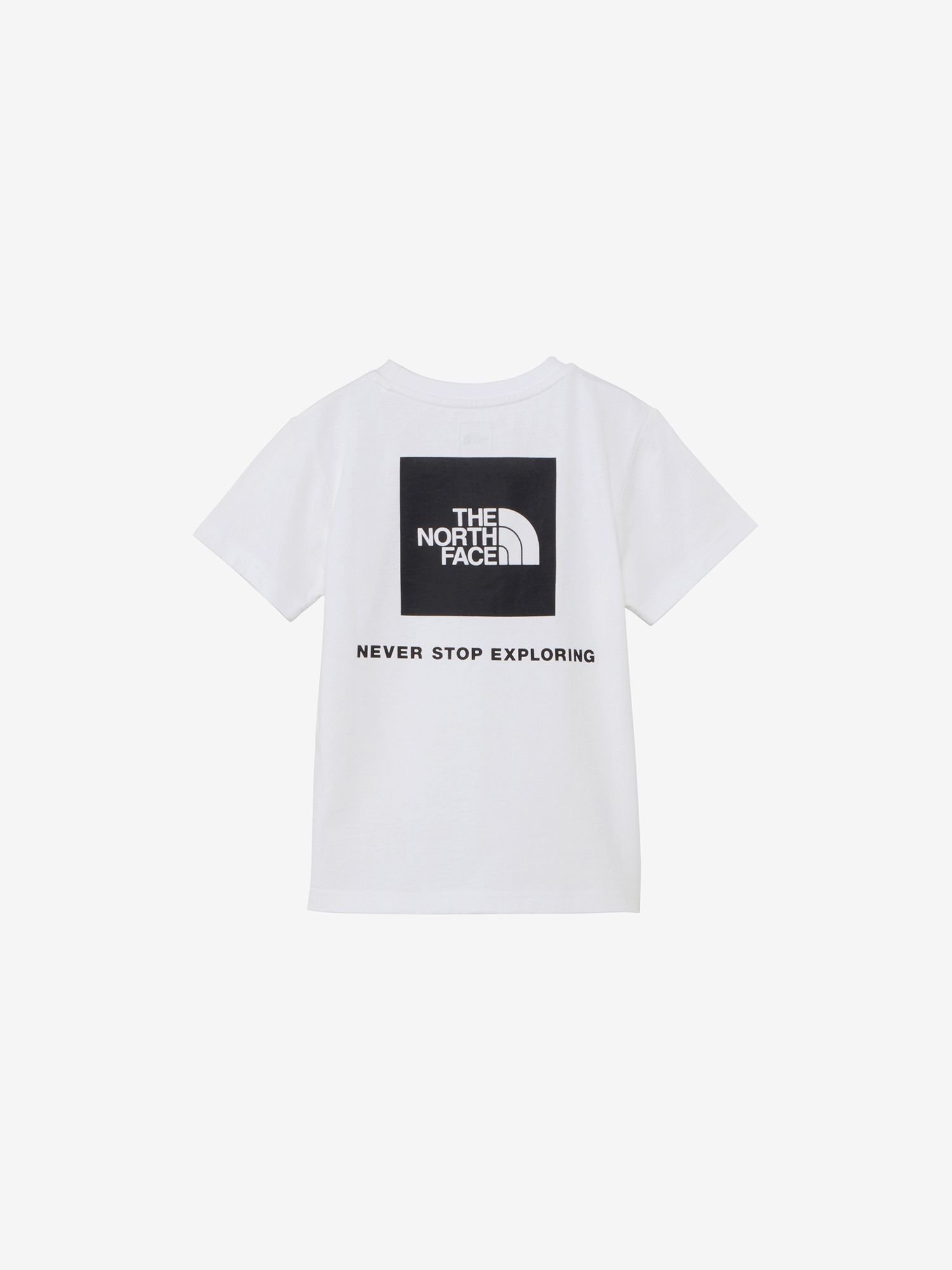Футболка с коротким рукавом и квадратным логотипом на спине (детская) The North Face, white