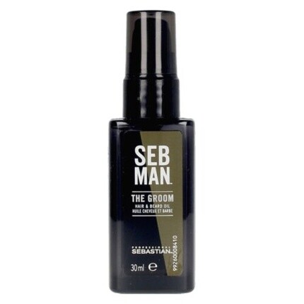 

The Groom Argan Oil Масло для волос и бороды для гладкости, четкости и блеска 30 мл, Seb Man