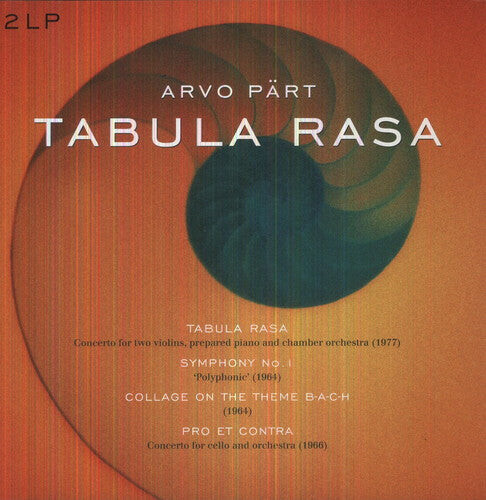 

Виниловая пластинка Part, Arvo: Tabula Rasa