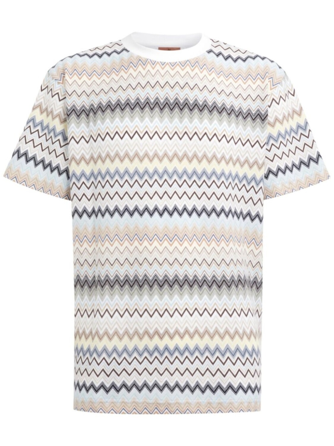 

Missoni футболка из хлопка с узором «зигзаг», белый