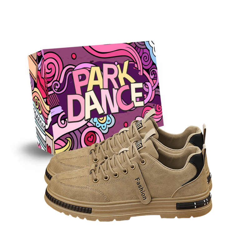 

PARK DANCE Мужские низкие кеды повседневные - хаки (в коробке), цвет Khaki (Box)