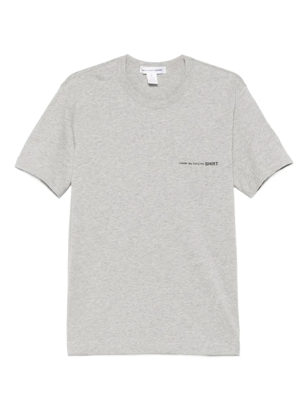

Хлопковая футболка с логотипом Comme Des Garçons Shirt, серый