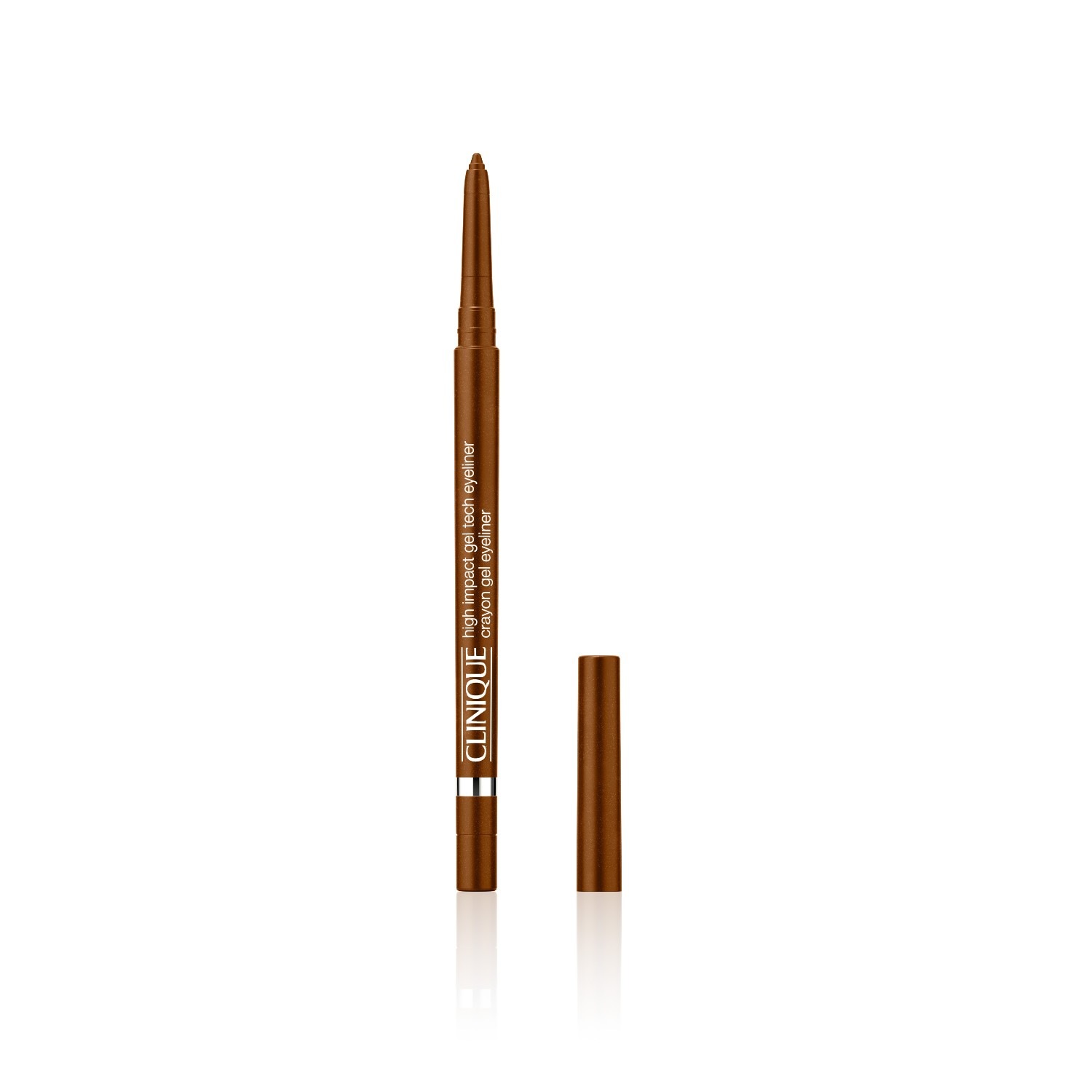 Подводка для глаз high impact gel tech Clinique, bronze glow, вес 3.5 гр. — фото 2