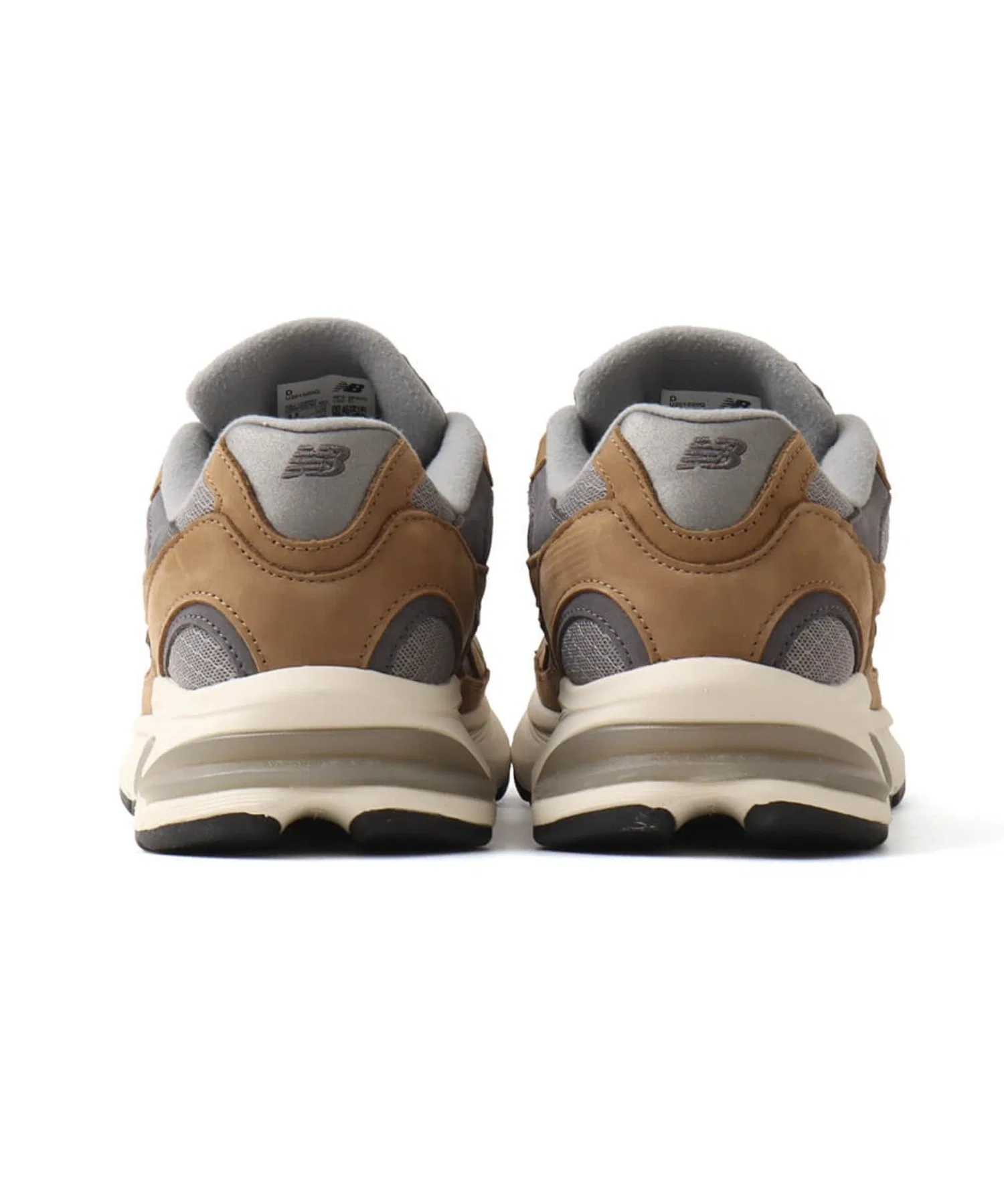 Унисекс кроссовки из сетки и нубука New Balance U201020Q коричневые — фото 3