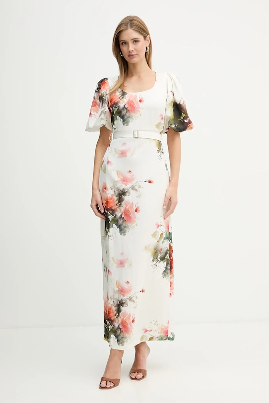 

Платье с добавлением льна halcyon Silvian Heach, бежевый