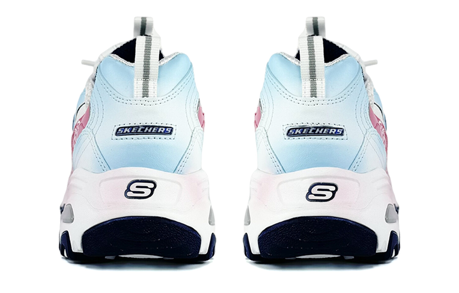 

Кроссовки женские D"Lites 1.0 Chunky с низким верхом синего цвета Skechers, розовый