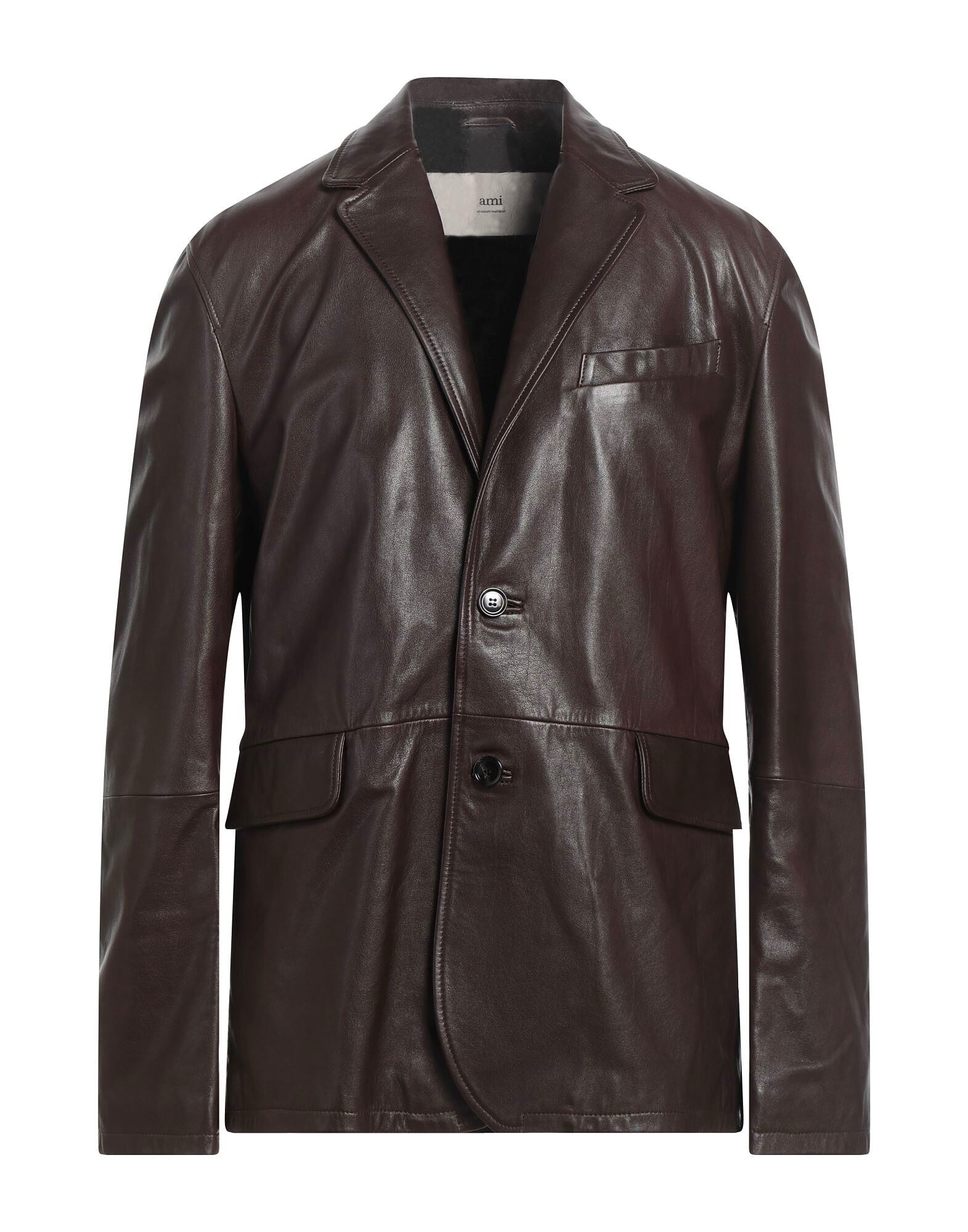 

Блейзер Ami Alexandre Mattiussi, темно-коричневый