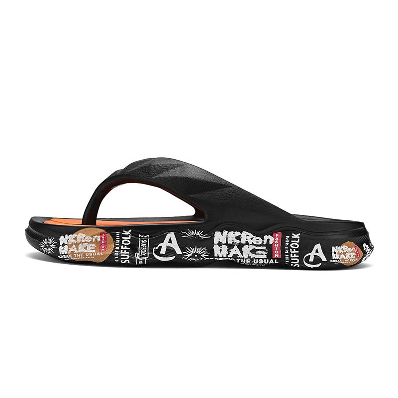 

Износостойкие мужские шлепанцы LONGYING, Black