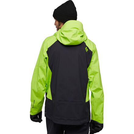 

Recon LT Stretch Shell мужские Black Diamond, цвет Black/Lime Green