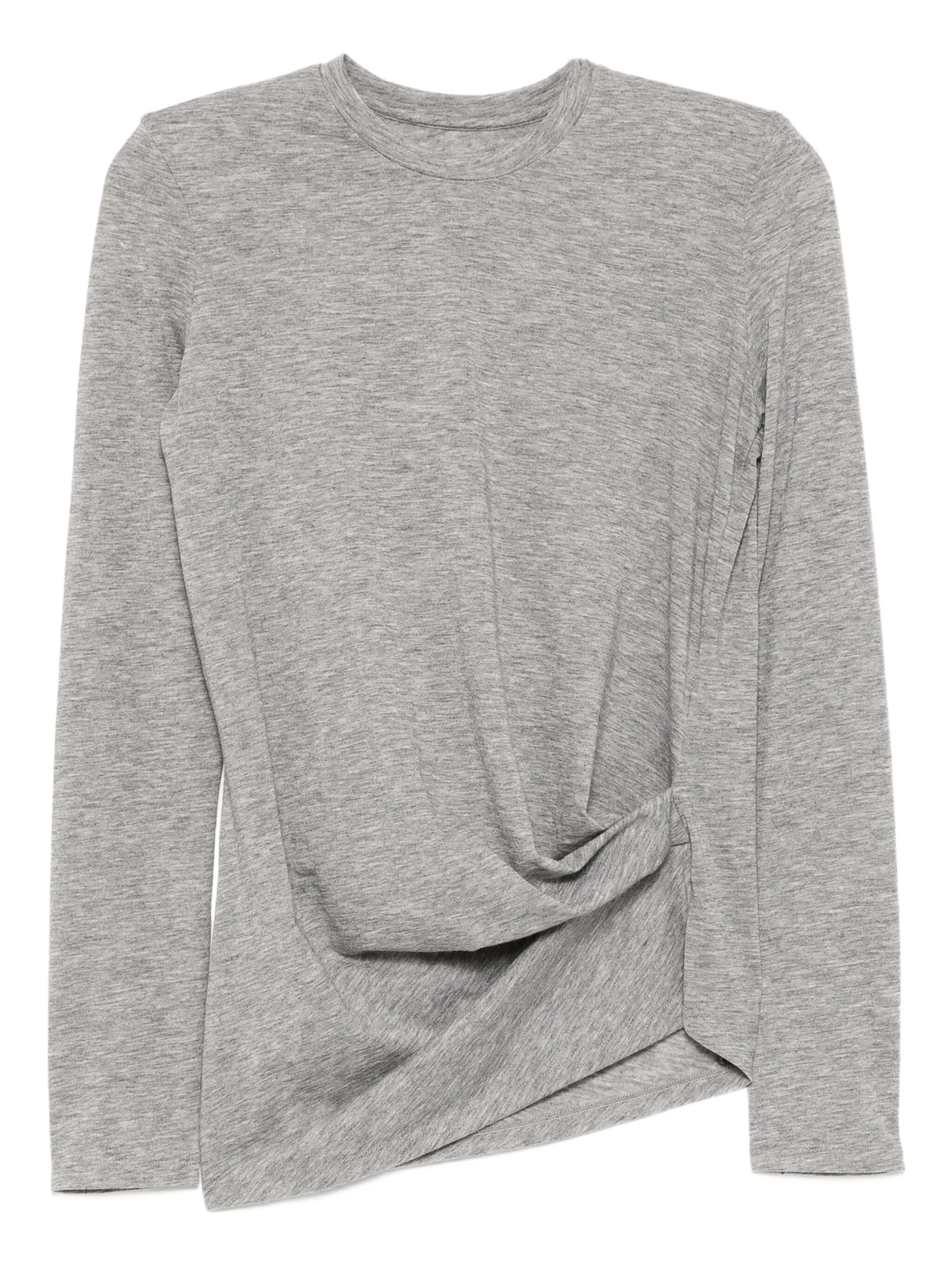 

Футболка с драпировкой Jnby, серый