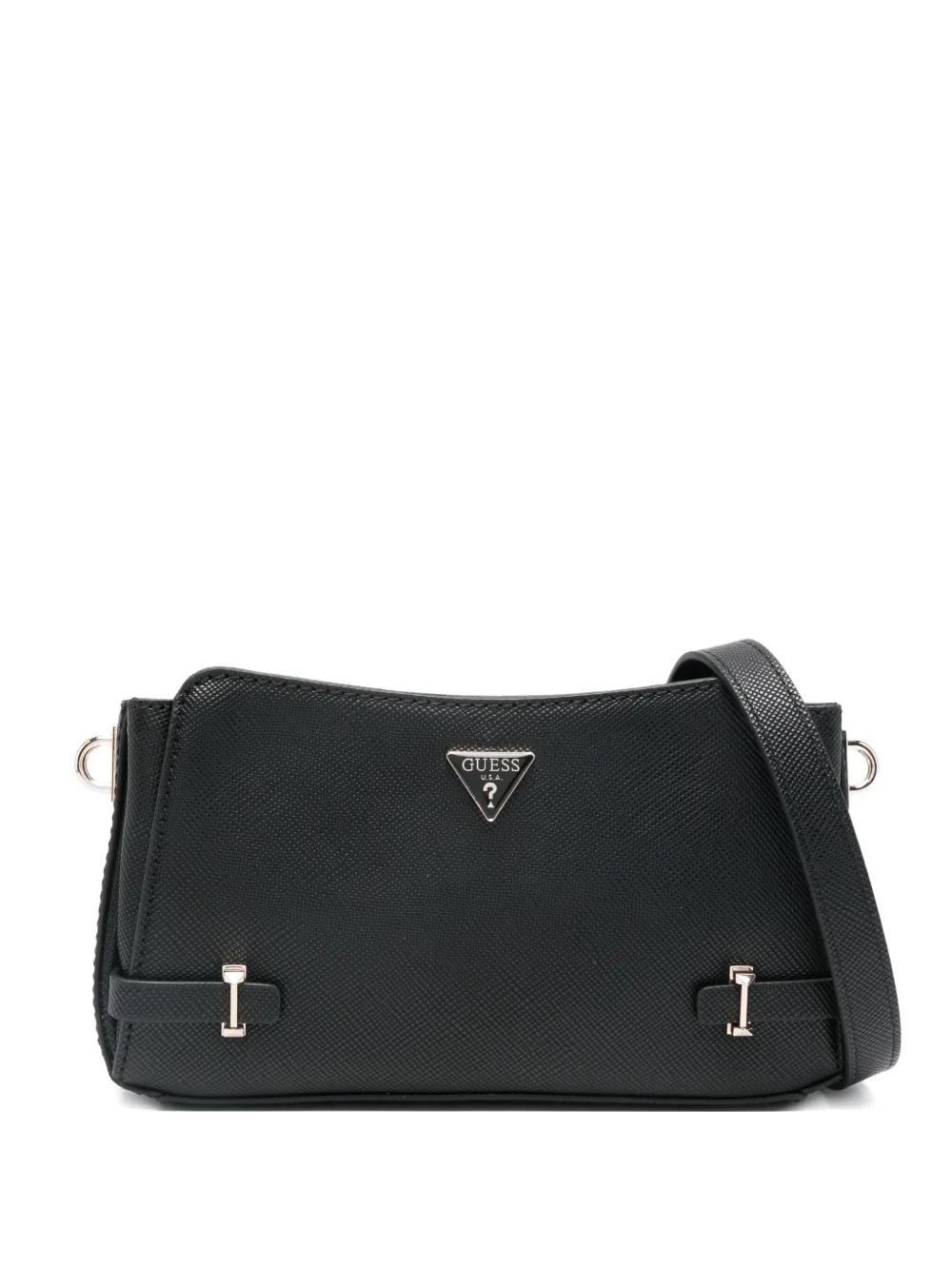 

Сумка через плечо Rosalba из сафьяновой кожи с логотипом Guess Usa, черный