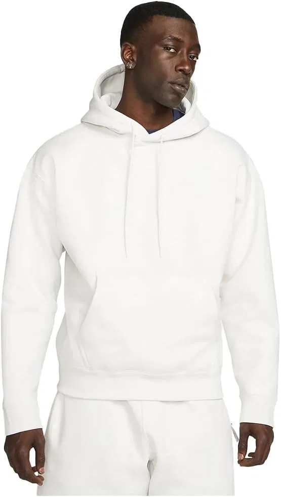 Мужская флисовая толстовка с капюшоном Nike Sportswear Solo Swoosh, Phantom/White