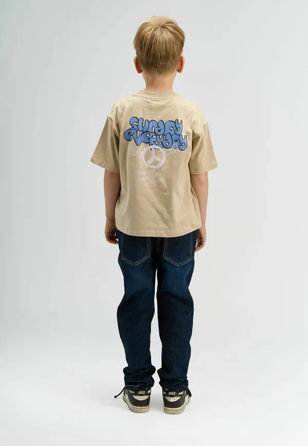 Футболка Scott tee print t-shirt The New, цвет хаки — фото 2