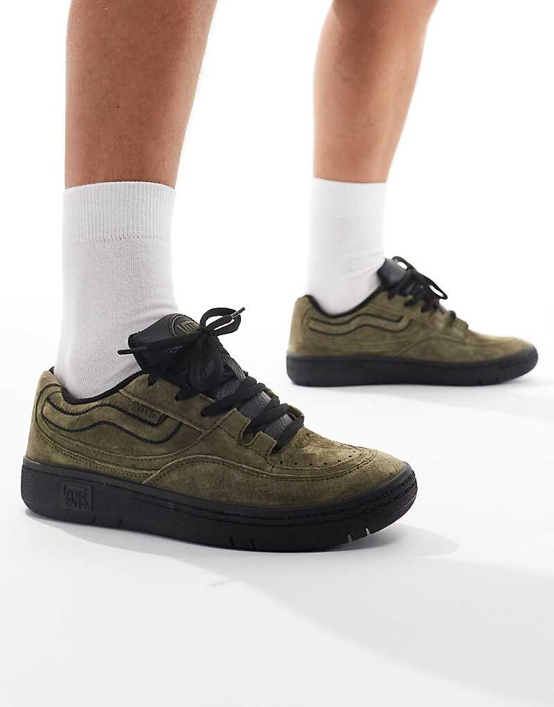 

Темно-оливковые кроссовки Vans Speed, Зеленый, Темно-оливковые кроссовки Vans Speed