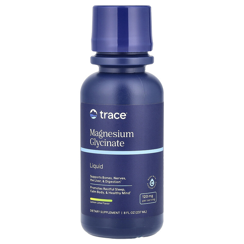 

Trace, Liquid, глицинат магния, со вкусом лимона, 237 мл (8 жидк. унций)