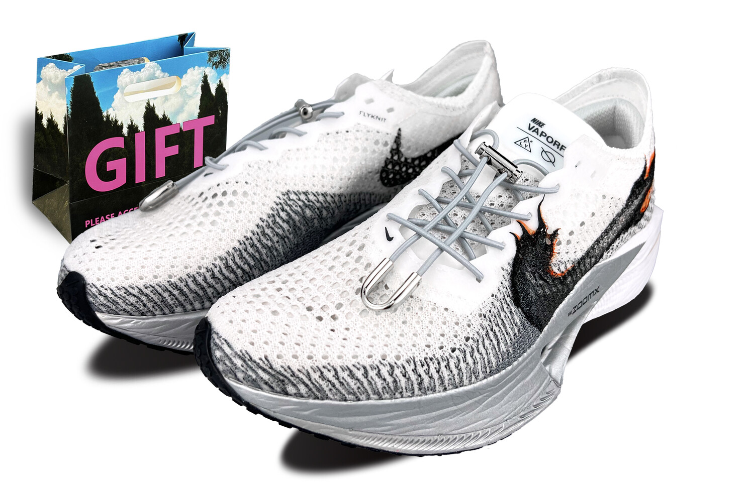 

Кроссовки женские ZoomX Vaporfly Next% 3 с низким верхом, белые Nike