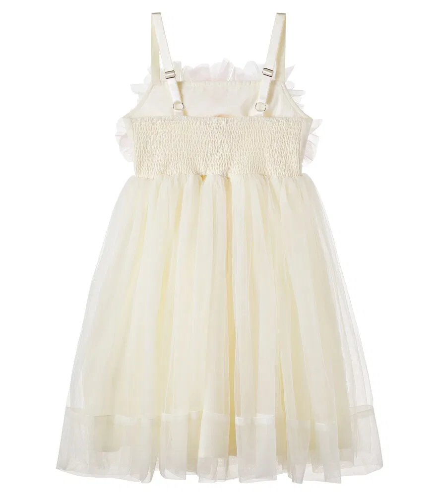 Платье Tide Blossom из тюля с вышивкой Tutu Du Monde, желтый — фото 3
