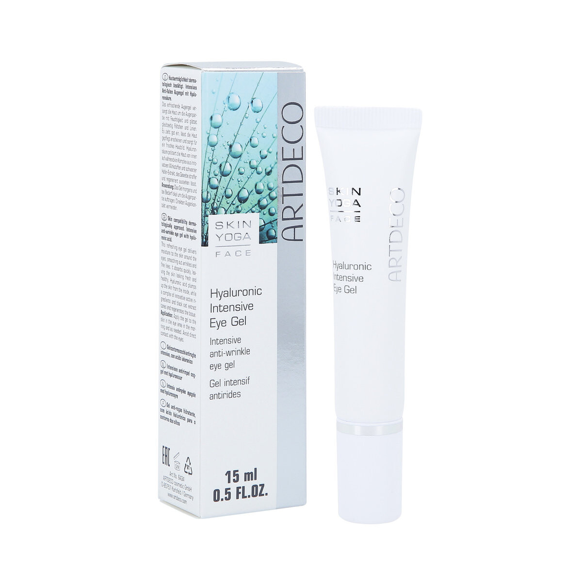 

Artdeco Yoga Hyaluronic Intensiv, Крем для глаз с гиалуроновой кислотой, 15 мл