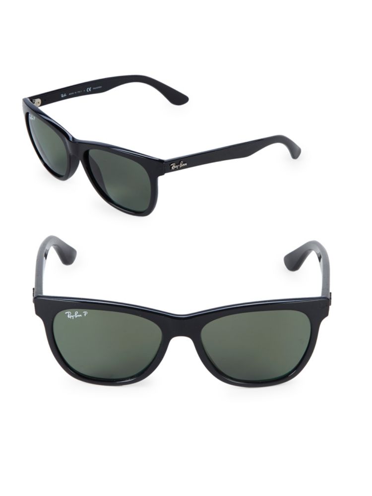 

Поляризованные солнцезащитные очки Wayfarer 54MM Ray-Ban, черный