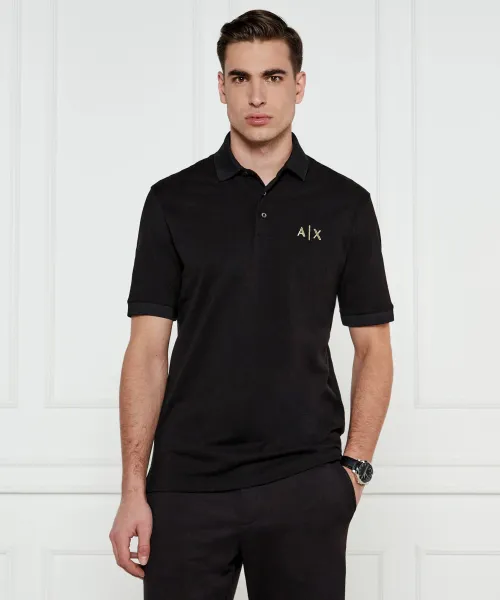 

Футболка поло Regular fit Armani Exchange, черный