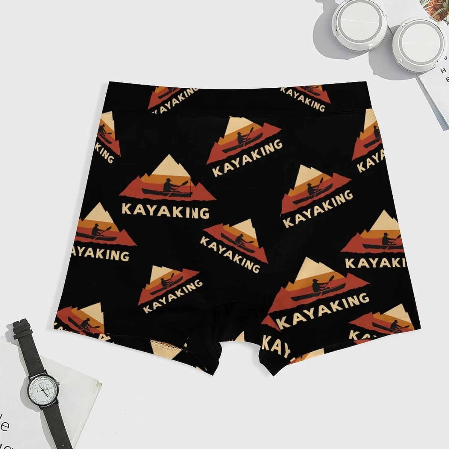 Боксеры Kayaking Sport Classic, мужские, мягкие, стрейч, шорты с принтом — фото 3
