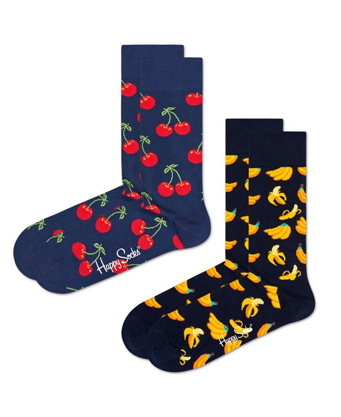 

Классические носки Cherry, 2 шт. Happy Socks, мультиколор