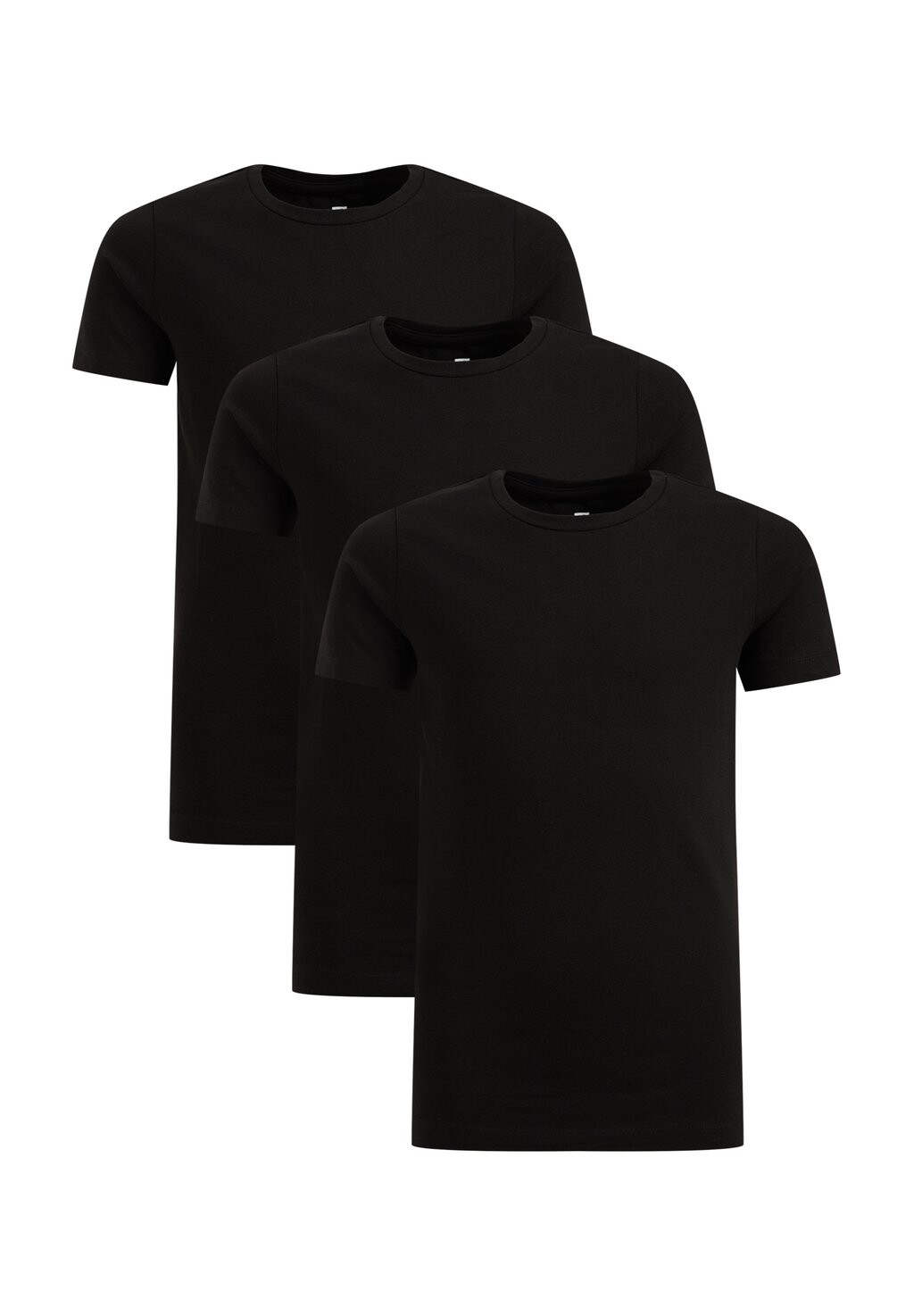 

Футболка базовая 3 PACK WE Fashion, цвет black
