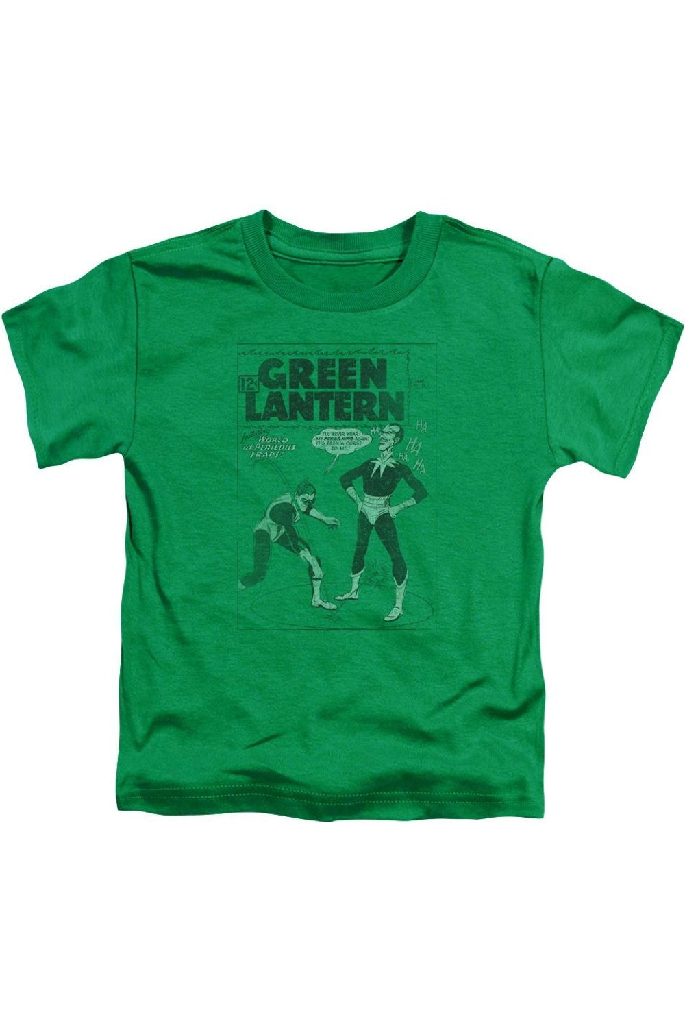 

Футболка Green Lantern с опасными ловушками для малышей Gildan
