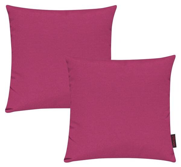 

Комплект из 2 чехлов на подушки Magma-Heimtex FINO, 40x1x40 см, розовый