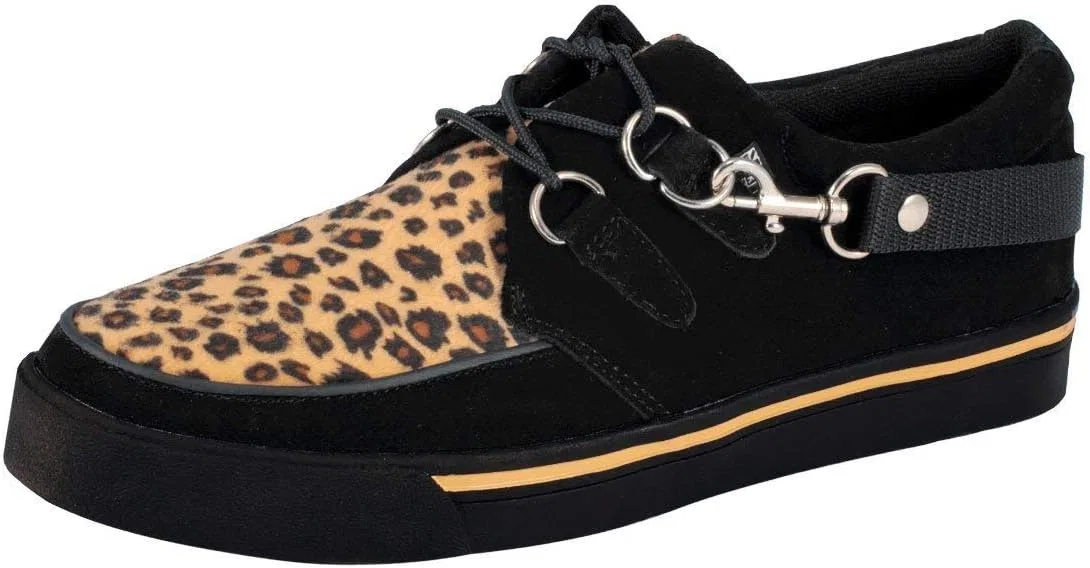T.U.K Туфли TUK A6142 Herren Halbschuhe, Black/Leopard, 43